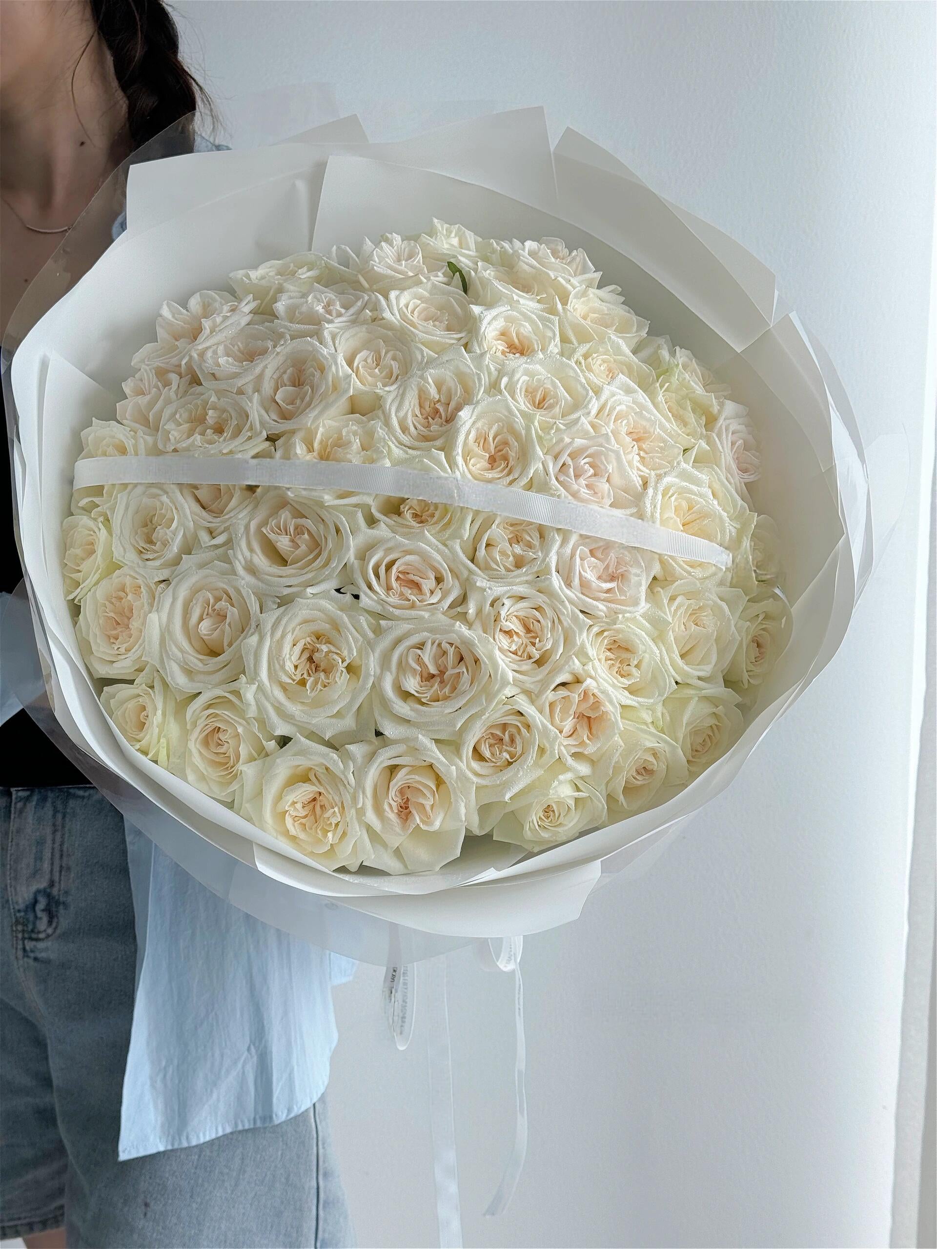 白荔枝玫瑰花束 |「花束訂購」